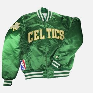 Boston Celtics 1990 Satin Starter Jacket size M